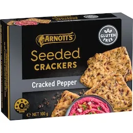 Arnotts Seeded Crackers Cracked Pepper