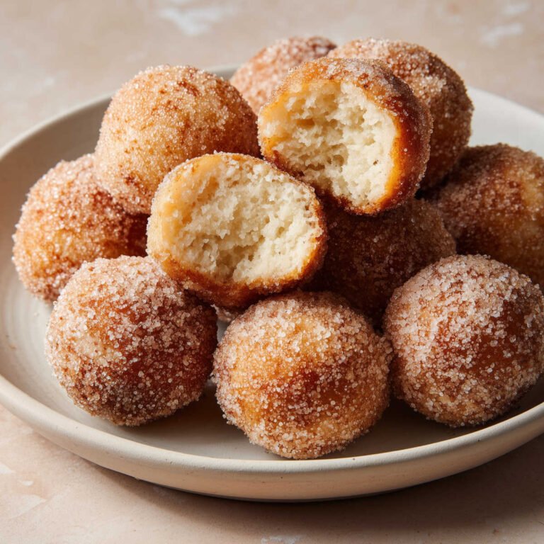 A Plate of Fried Gluten Free Doughnuts.