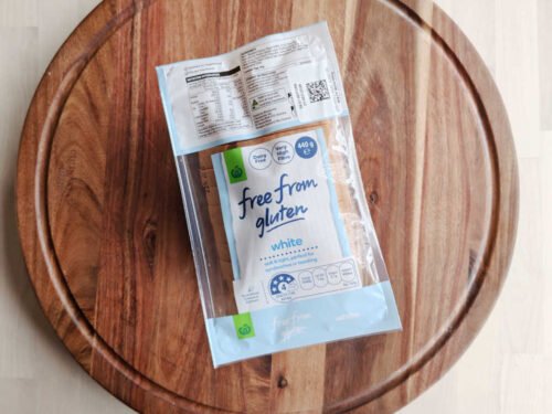 Loaf of Woolworths Free From Gluten White Bread.