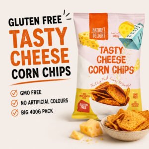Natures Delight Tasty Cheese Corn Chips 400g Deal