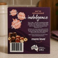 Noshu Low Carb Indulgence Bars Choc Hazelnut Back of Pack