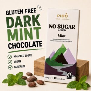 Pico No Sugar Added Dark Chocolate Bar Mint 80g Sale
