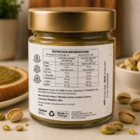 Pistabella Pistachio Spread 200g Back of Pack